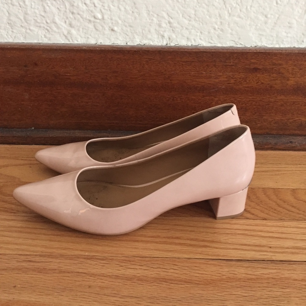 Calvin Klein Genoveva Block Heel Blush/Nude 7.5